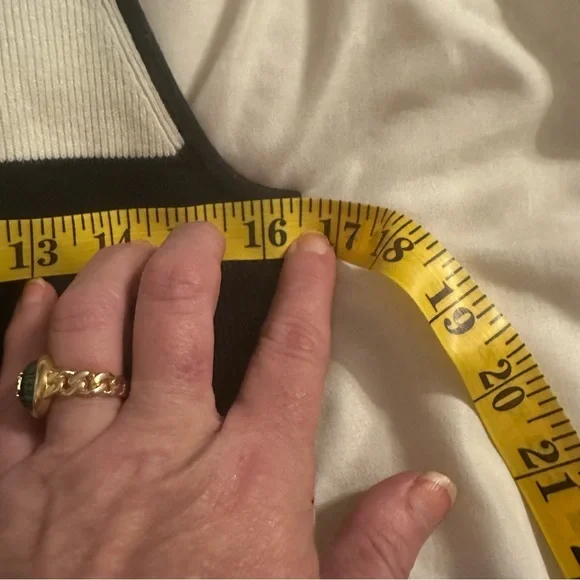 Toccin Bernadet Black/White Belted Striped Knit Midi-Dress Saks Fifth Avenue, L